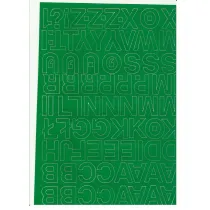 Artdruk Litery samoprzylepne 2,5cm zielone