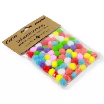 Penword Dekoracje pompony mix 1,5cm