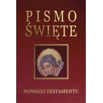 Pismo Święte Nowego Testamentu - bordo, złocenia