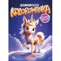 Jednoro�ce. Kolorowanka z naklejkami metalicznymi