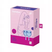 Satisfyer Feel Good zestaw kubeczkw menstruacyjnych Dark Blue 2 szt.
