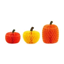 PartyDeco Dekoracja bibuowa Dynie 18-30cm mix 3szt