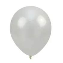 Balony metalizowane bia�e 30cm