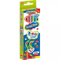 St. Majewski Kredki owkowe Bambino 6 szt.