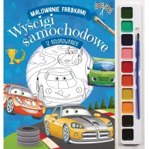Malowanie farbkami. Wy�cigi samochodowe