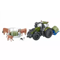 Britains Metalic Green Valtra zestaw Tomy