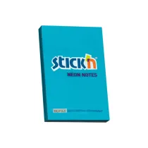 Stickn Notes samoprzylepny neon niebieskie 76 x 51 mm