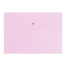 Koh-I-Noor Teczka A4 zamykane na zatrzak pastel rowy