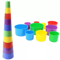 Piramidka 10 elementw Polesie