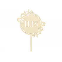 PartyDeco Topper drewniany IHS 23 cm