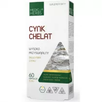 Medica Herbs Cynk Chelat Suplement diety 60 kaps.
