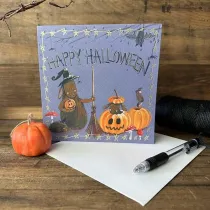 Alex Clark Karnet Halloween kwadrat Kr�liki i dynie