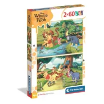 Puzzle 2x60 Winnie The Pooh 100 Clementoni