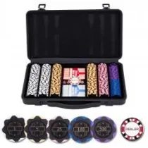 Zestaw pokerowy 300 etonw z nominaami 14g