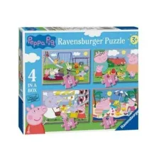 Puzzle 4w1 winka Peppa Ravensburger