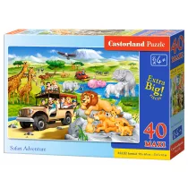 Puzzle 40 el. Przygoda na Safari Castorland