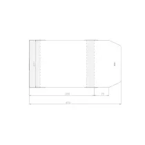 Sztapel Okadka regulowana 24.4 x 41 cm 50 szt.