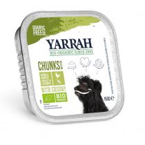 Yarrah Kawałki kurczaka z warzywami dla psa 150 g Bio
