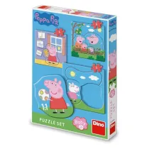 Puzzle Baby 3w1 winka Peppa Dino Toys