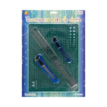 Mata do ci�cia 21x30cm + 2 no�yki i linijka 30cm