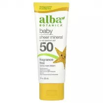 Alba botanica Mleczko do opalania dla dzieci SPF50 - Delikatna ochrona przeciwsoneczna 89 ml