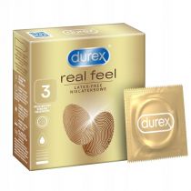 Durex prezerwatywy bez lateksu Real Feel bezlateksowe 3 szt.