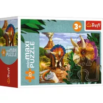 Puzzle 20 el. miniMaxi Poznaj wiat dinozaurw 4 Trefl
