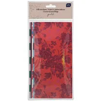 Koperty podarunkowe 22x11cm 5 szt gold