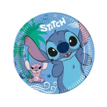 Talerzyki papierowe Stitch&Angel 20cm 8szt