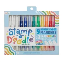 Ooly Flamastry z transparentne stemp Stamp a doodle 12 szt.