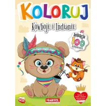 Kowboje i Indianie. Koloruj