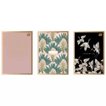 Interdruk Zeszyt A4 Metallic Satin Gold linia 60 kartek 5 szt.