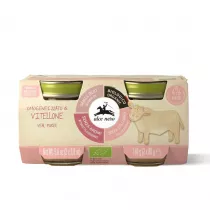 Alce Nero Krem z cielciny bezglutenowy od 4 miesica 160 g Bio