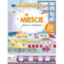 Zabawa z naklejkami. Miasto