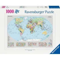 Puzzle 1000 el. Polityczna mapa �wiata Ravensburger