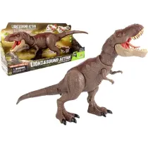 Dinozaur t-rex z ruchoma g�owa �wieci i ryczy
