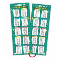 LearnHow Zak�adki do ksi��ek Tabliczka mno�enia 10 szt.