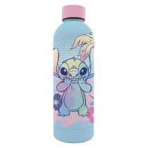 KIDS EUROSWAN Bidon 500ml 3D Stitch ze stali ST00097