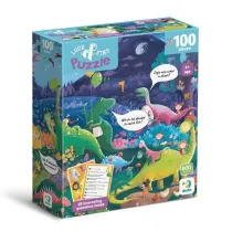Puzzle 100 Look&Find Kraina dinozaurw Dodo