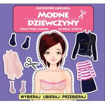 Modne dziewczyny. Papierowe ubranka