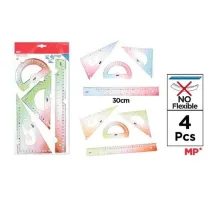 Mp Main Paper Zestaw geometryczny 4 elementy 30cm