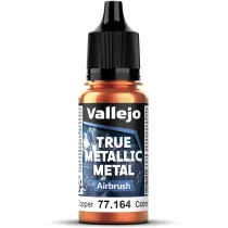 Vallejo: 77.164 - True Metallic Metal - Airbrush - Ancient Copper (18 ml)