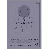 Interdruk Blok techniczny A3  Academy 240g 10 kartek