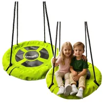 Hu�tawka ogrodowa bocianie gniazdo zielona 60cm LeanToys