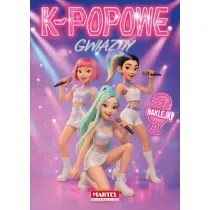 Kolorowanka z naklejkami K-popowe Gwiazdy