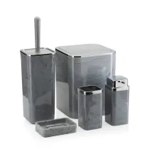 HowHomely Zestaw �azienkowy Gris kwadratowy