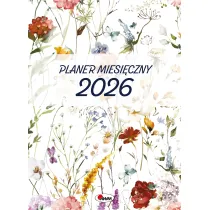 Kalendarz 2026 planer miesiczny A4 Kwiaty