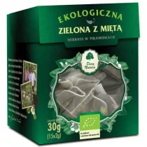 Dary Natury Herbata zielona z mit w piramidkach 15 x 2 g Bio