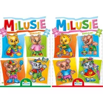 (161) Milusie z naklejkami MIX