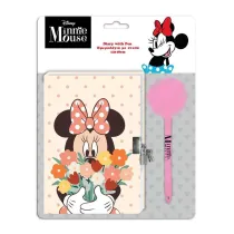 Diakakis Pamitnik+dugopis z pomponem Minnie